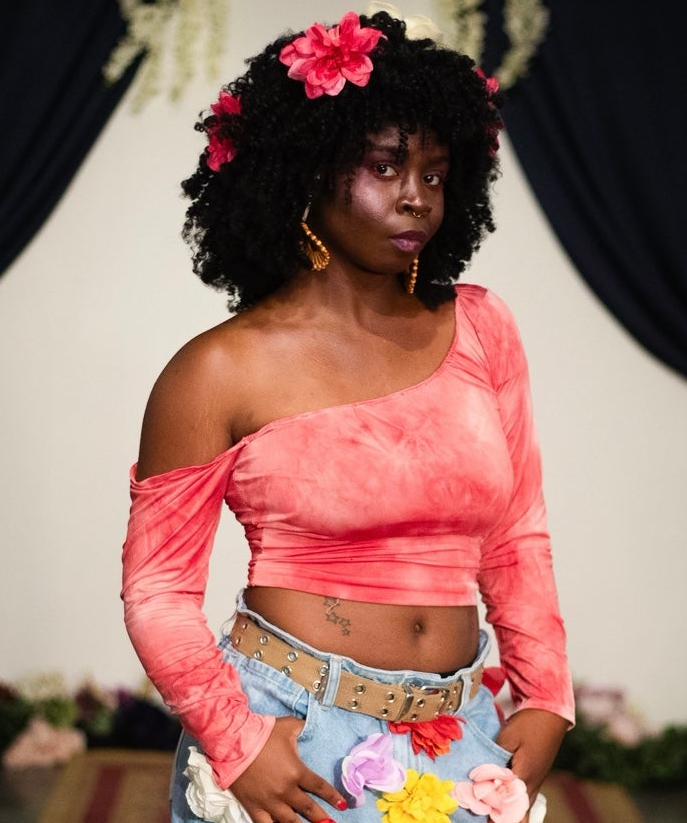 “Modern Wave” Asymmetrical Crop Top