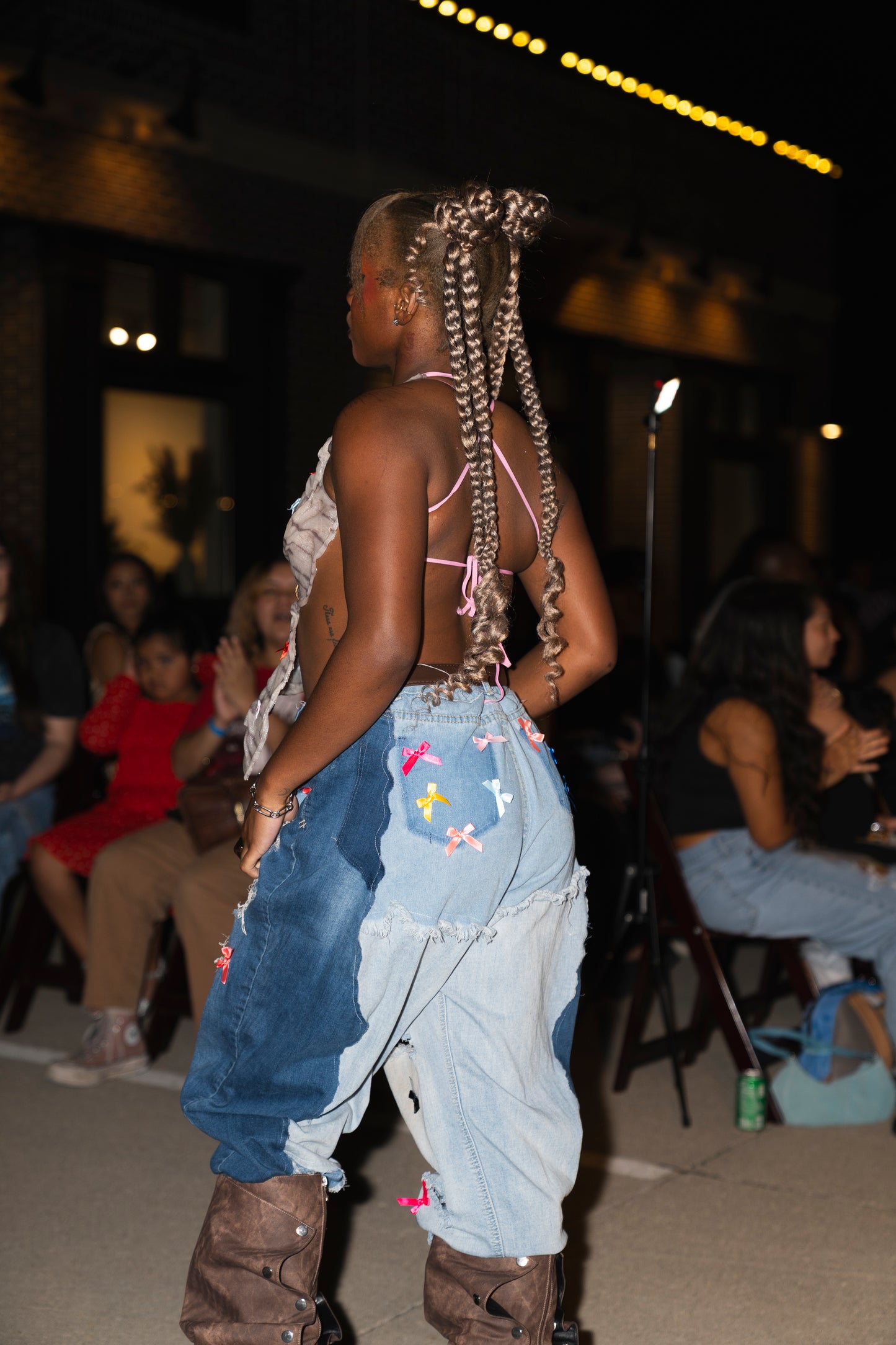 "Daisy Bow Dukes" Denim Jeans