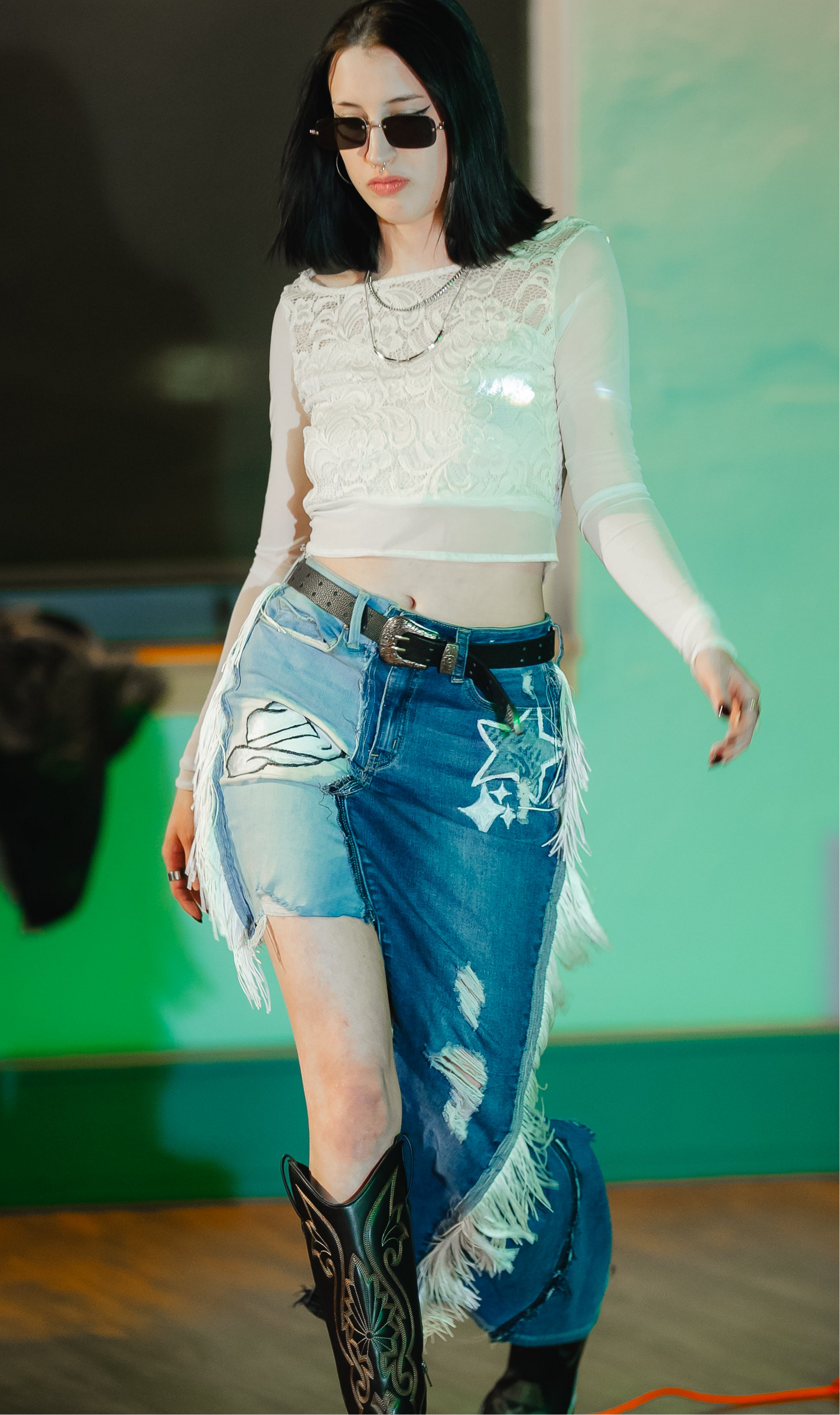 “Jolene’s Jeans” Denim Skirt