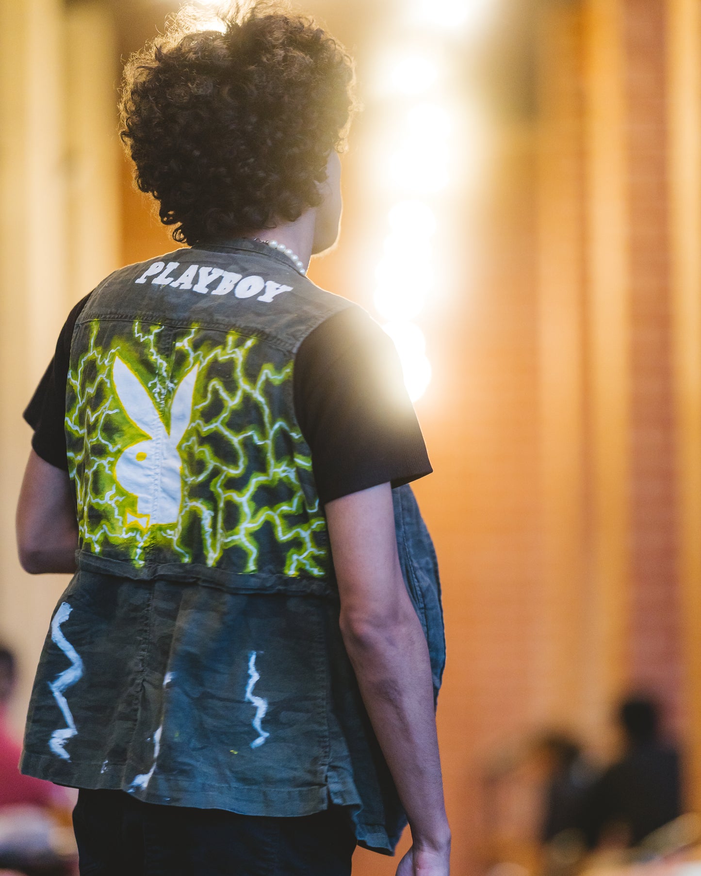 "Official Playboy" Custom Painted Camo Vest