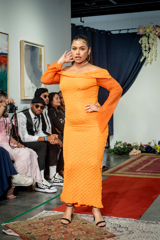 “Tangerine Dream” Maxi Dress