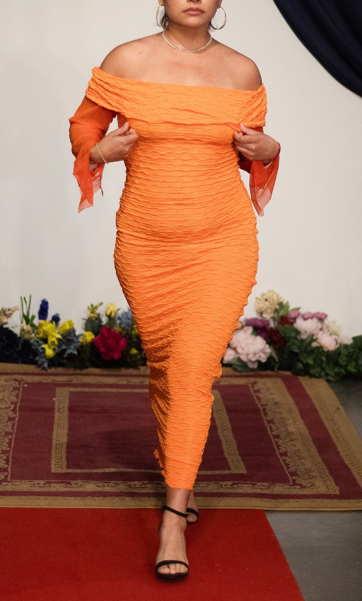 “Tangerine Dream” Maxi Dress