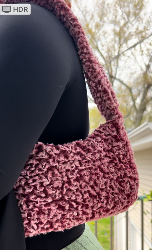 “Berry Plush” Handbag