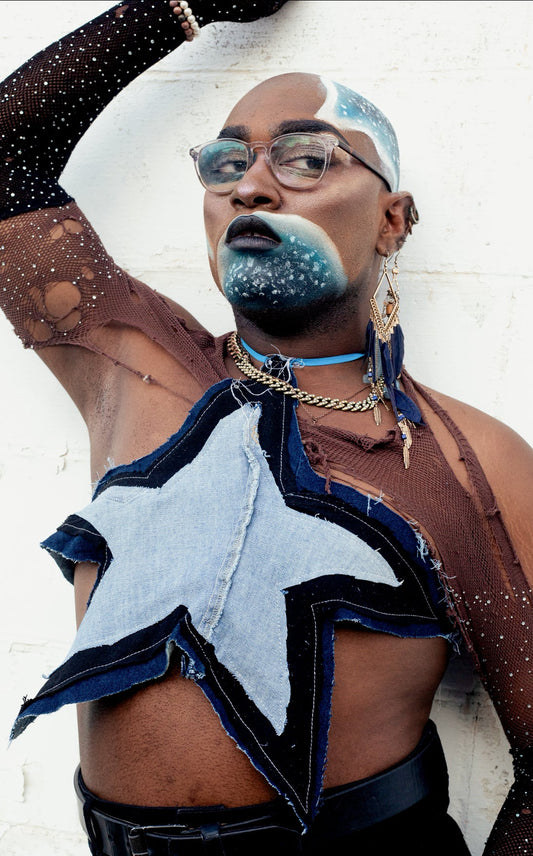 “Midnight Galaxy” Star Halter Top