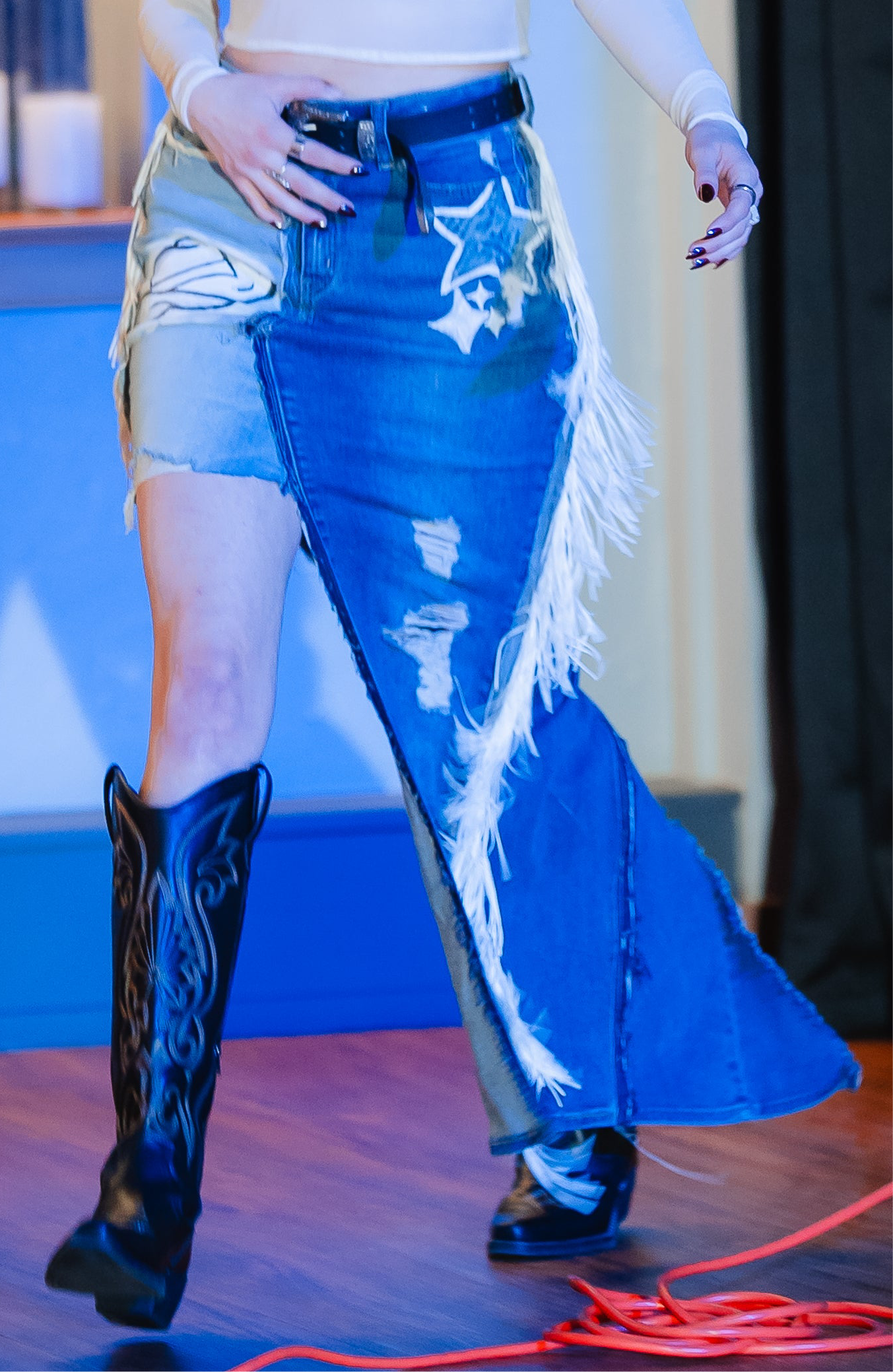 “Jolene’s Jeans” Denim Skirt