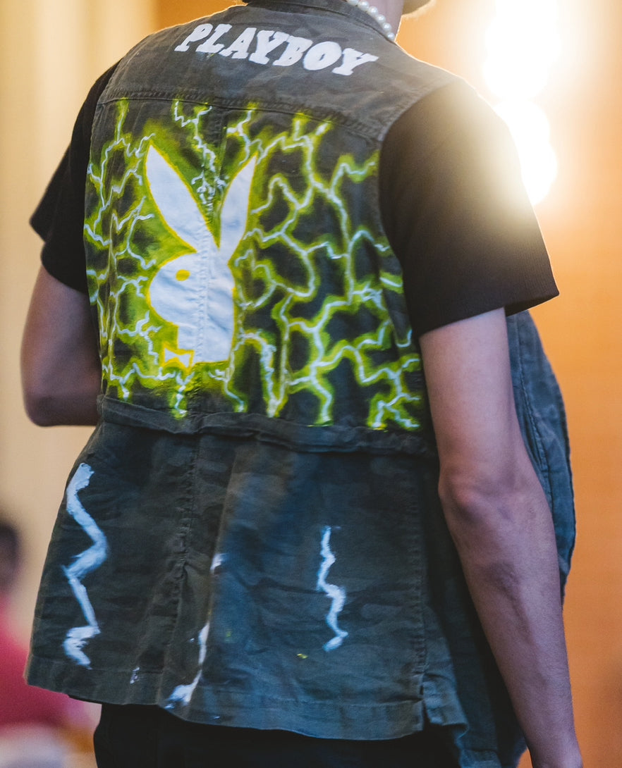 "Official Playboy" Custom Painted Camo Vest