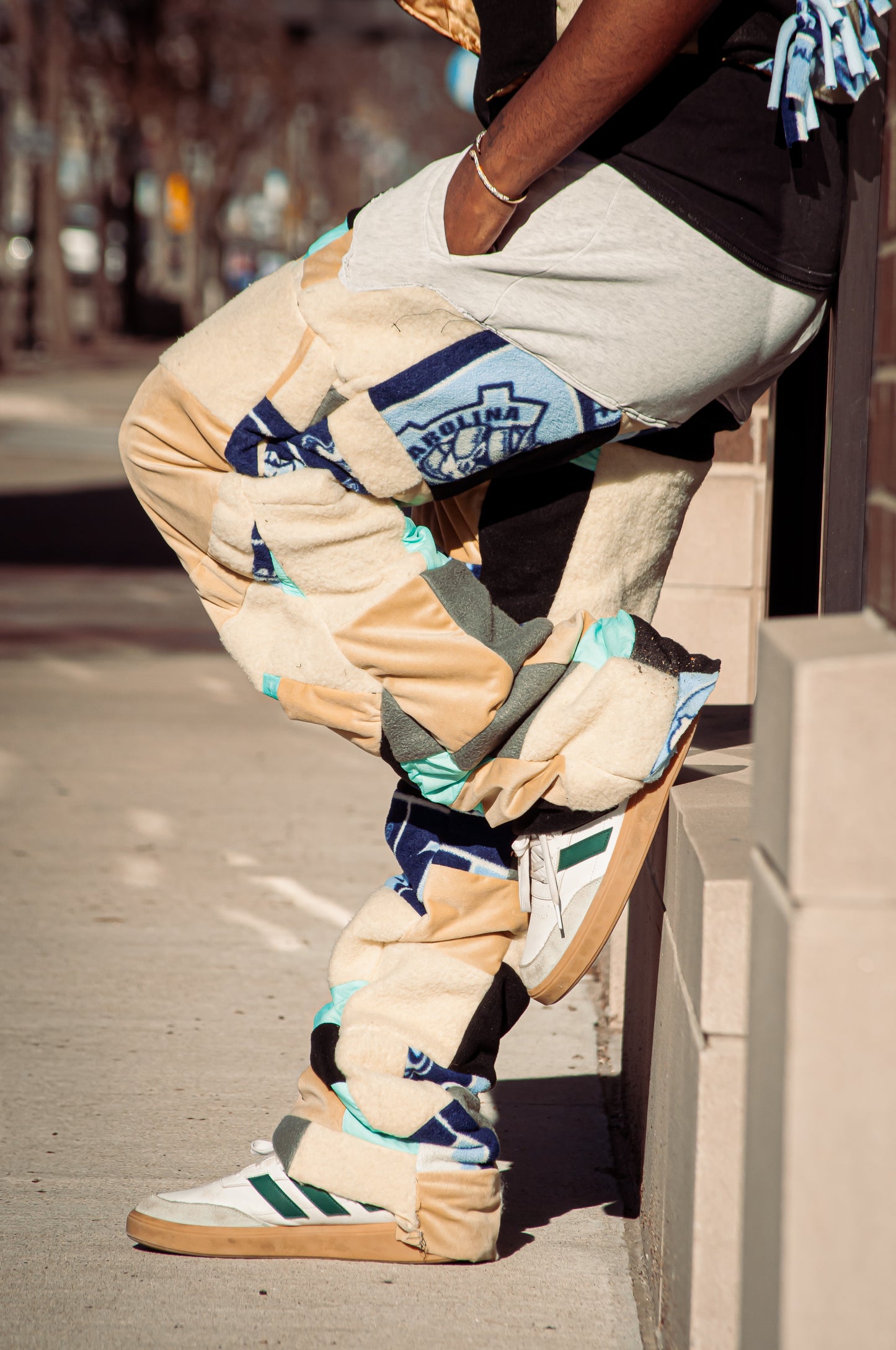 “Urban Patchwork” Puffer Set
