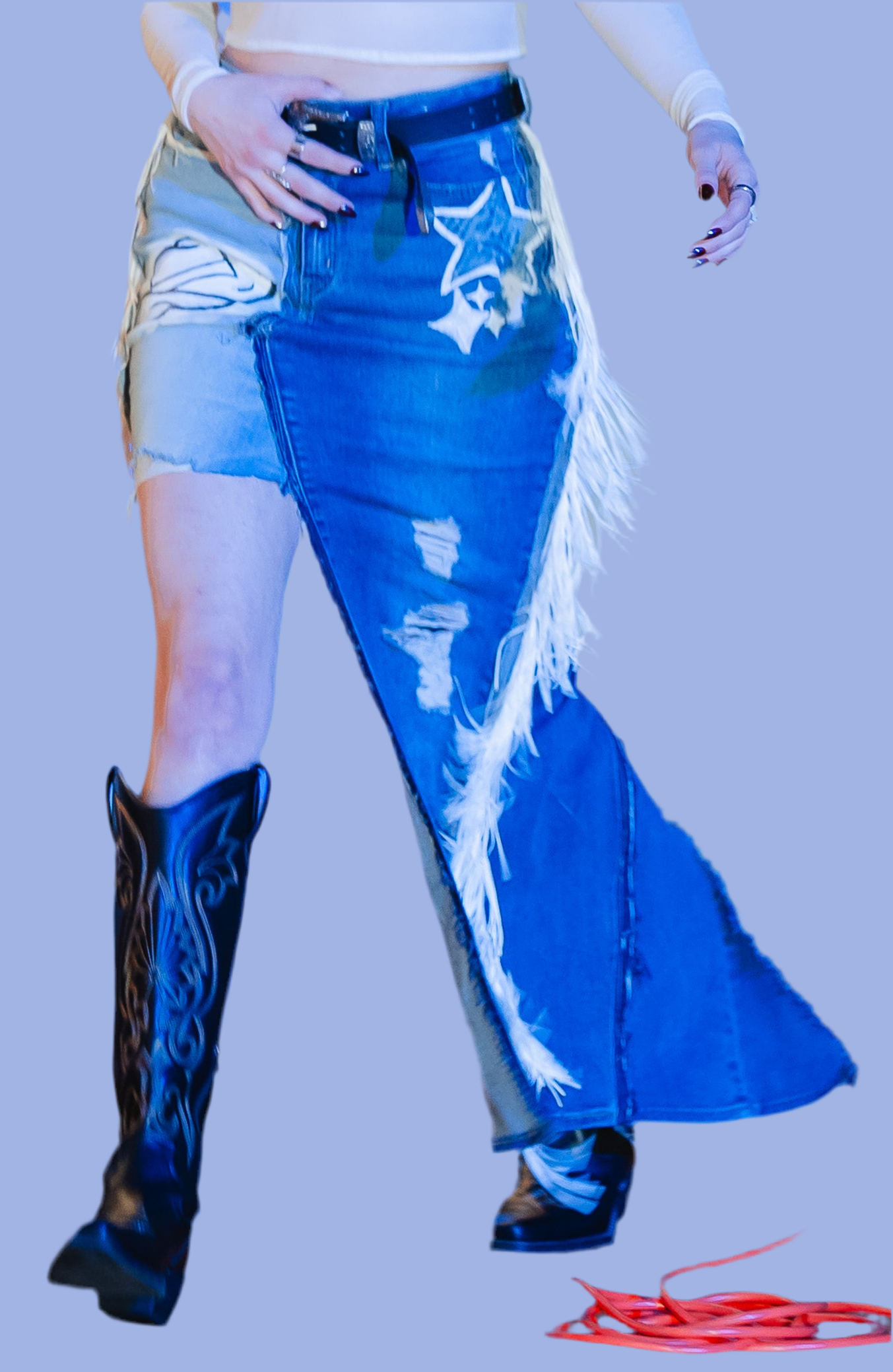 “Jolene’s Jeans” Denim Skirt