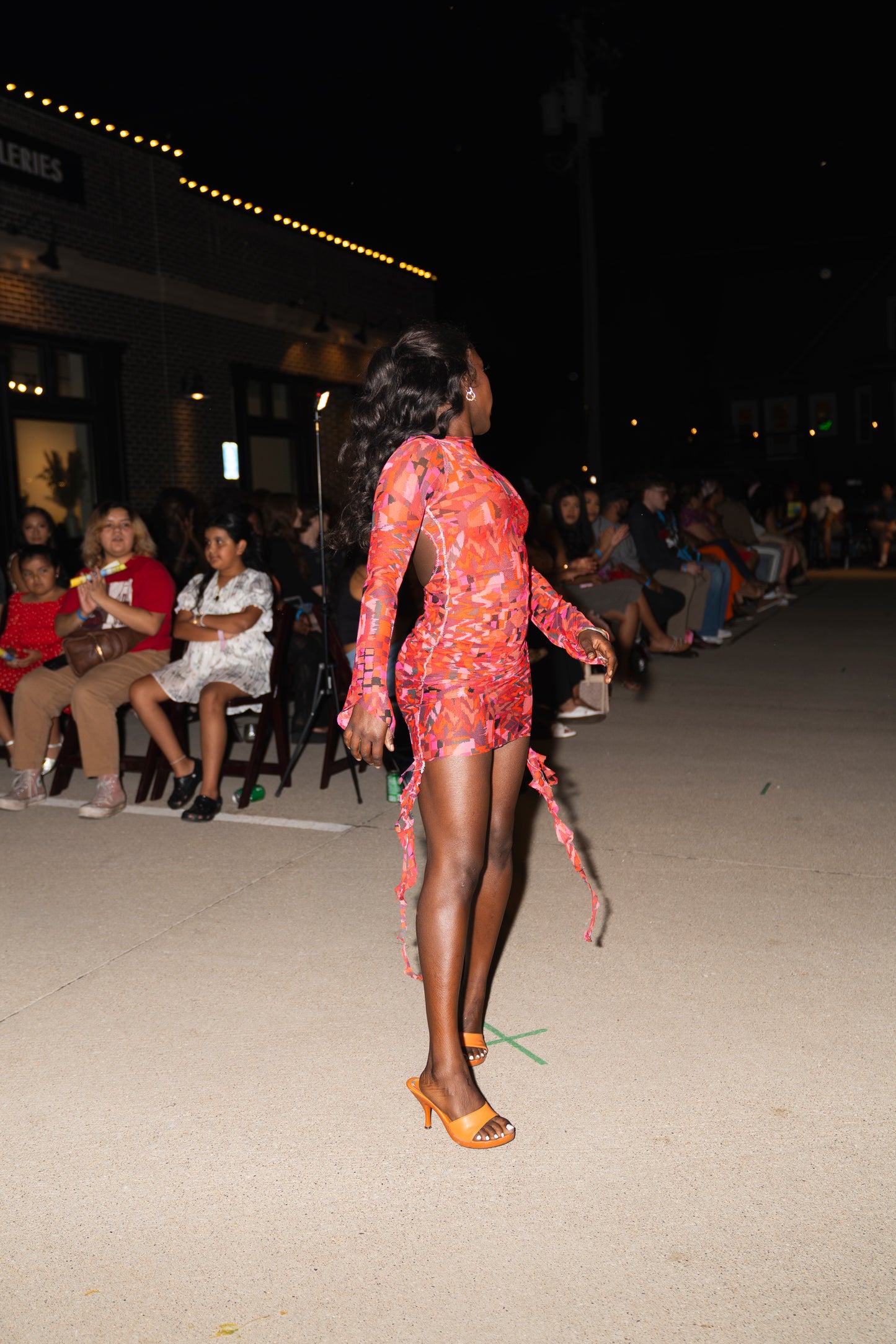 “Scarlet Flair” Mini Dress