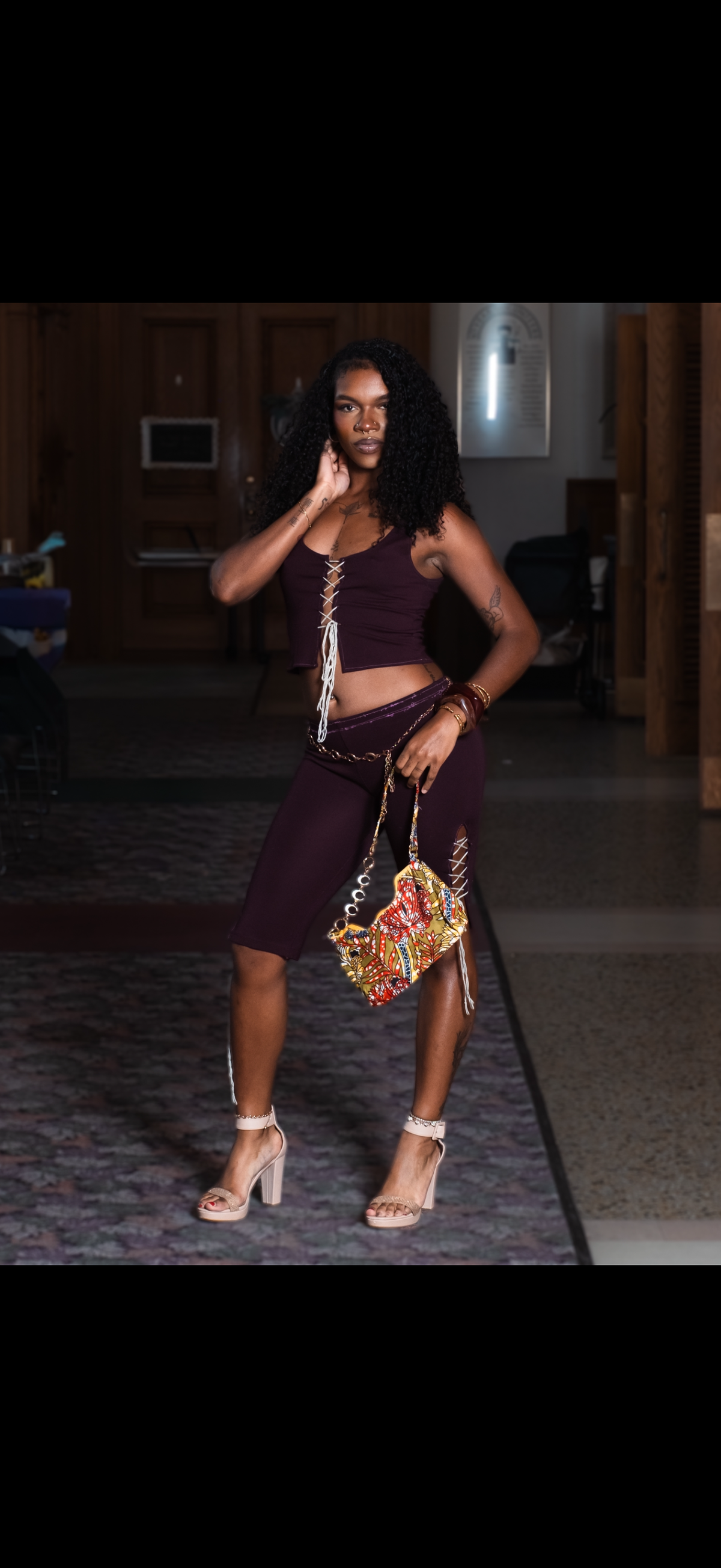“Kikwembe Kraze” Charm Handbag