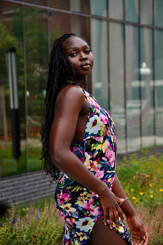 “Take Me Away” Floral Maxi Dress