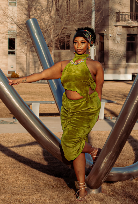 “Velvet Earth” Two Piece Set