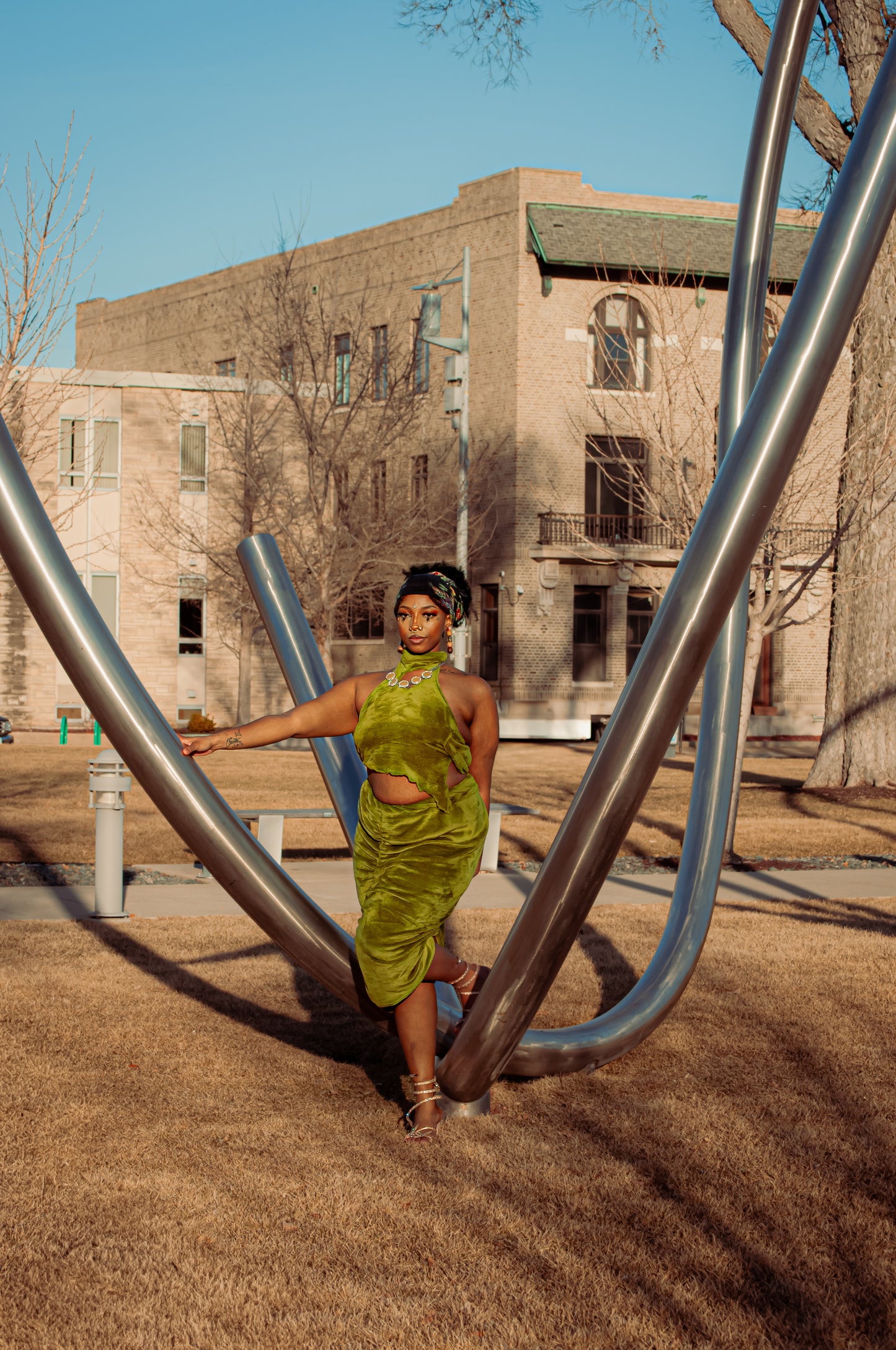 “Velvet Earth” Two Piece Set