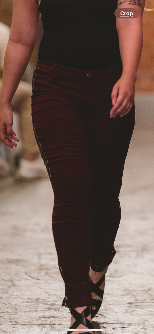 "Crimson Tide" Tie Pocket Jeans